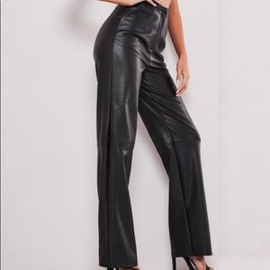 Sophia Richie x Missguided Faux Leather Pants